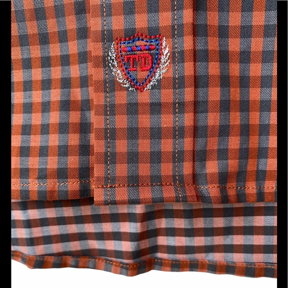 Thomas Dean Men’s 2X Long Sleeve UT Shirt Orange - Picture 4 of 12